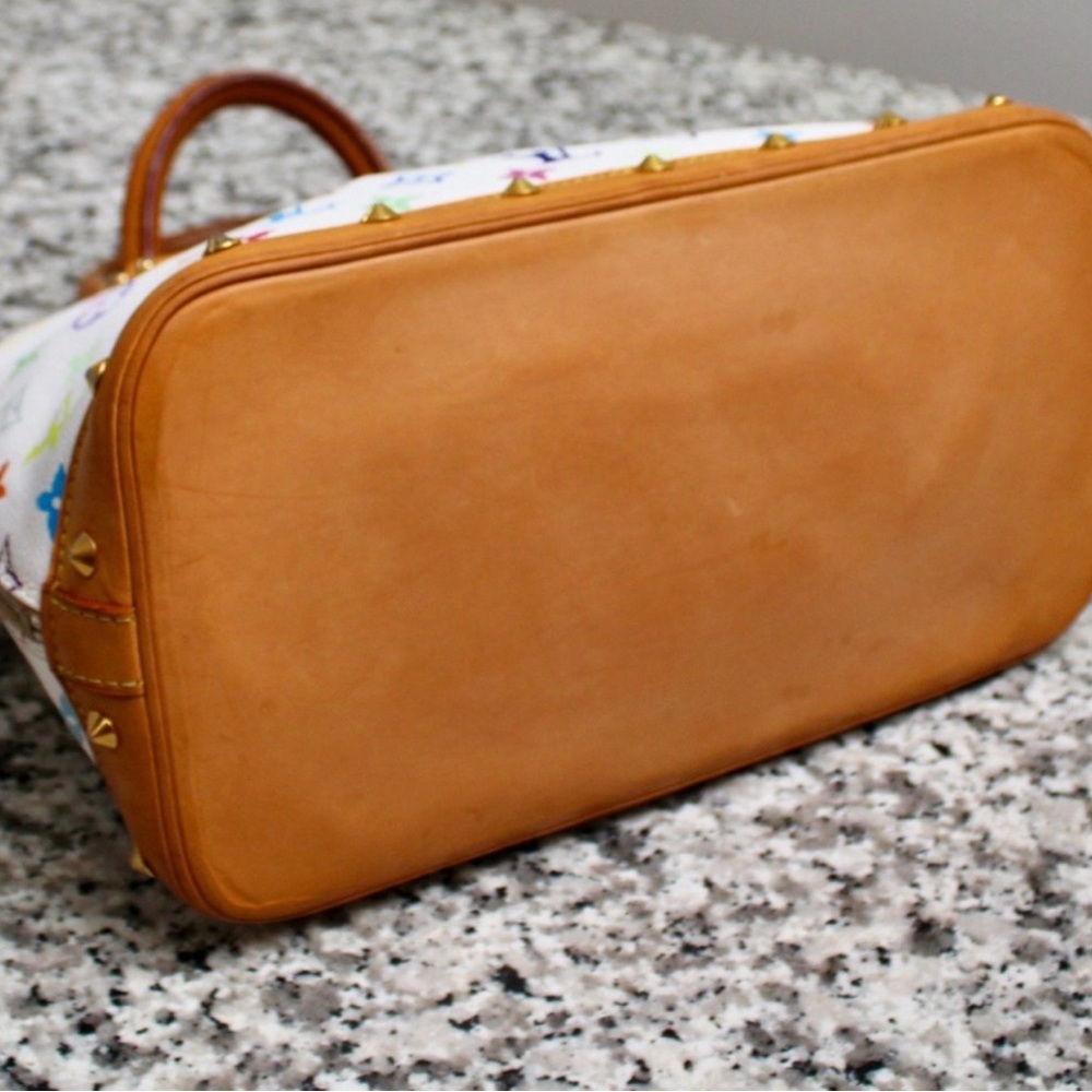 Louis Vuitton Multicolor Monogram Tote with Tan Accents - Picture 7 of 9